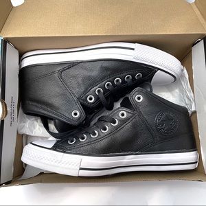 Converse CT HIGH STREET HI BLACK BLACK WHITE